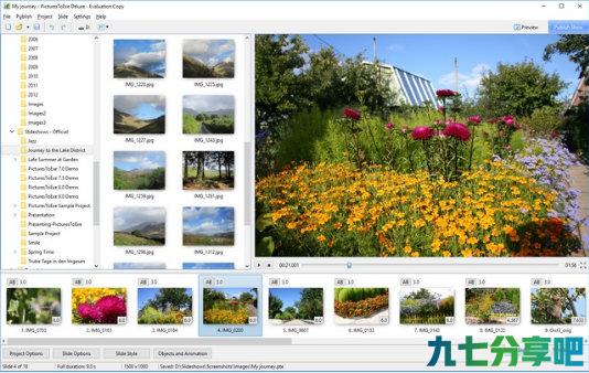 幻灯片制作工具 PicturesToExe Deluxe v9.0.22 中文破解版