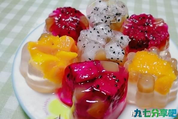 只需一碗白凉粉，水果瞬间变果冻，健康无添加，比买的还好吃！