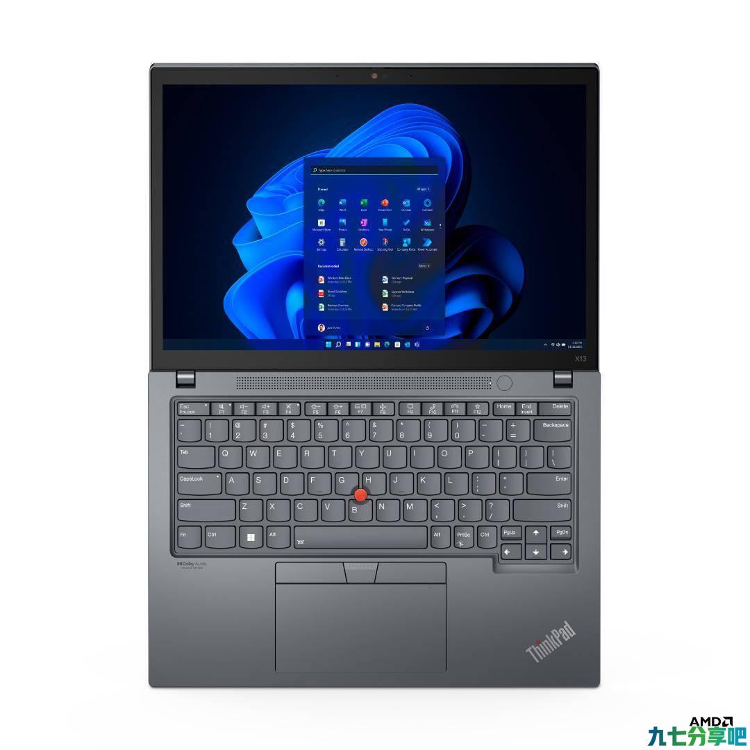 联想发布新款 ThinkPad X13 笔记本，12代酷睿和锐龙 6000处理器