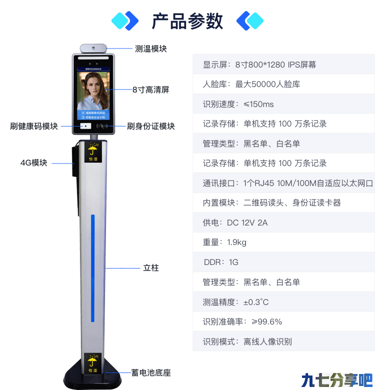 详细阅读:最流行的安防产品,捷易科技扫码测温一体机电子哨兵应用更加广阔 最流行的安防产品,捷易科技扫码测温一体机电子哨兵应用更加广阔