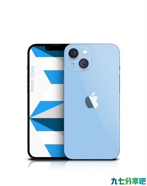 iPhone 14系列概念图曝光：小刘海+直角边框+对角线双摄