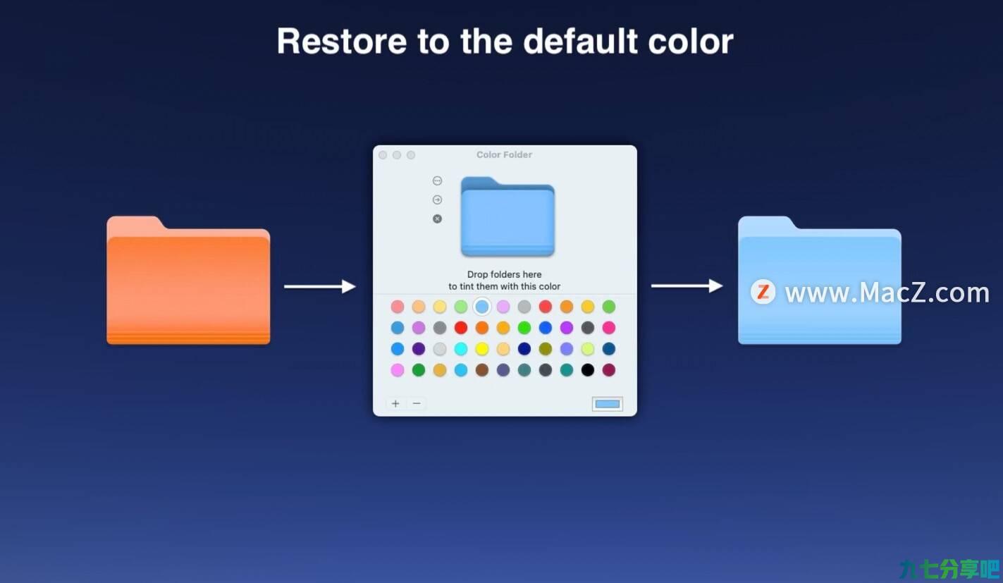 更改文件夹图标颜色软件：Color Folder 激活版 第1张