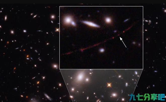 哈勃发现史上最遥远单颗恒星 距离地球129亿光年 第1张